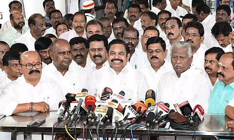தி.மு.க.வை வீழ்த்தவே பா.ஜ.க.வுடன் கூட்டணி: ஆட்சியில் யாருக்கும் பங்கு கிடையாது- எடப்பாடி பழனிசாமி