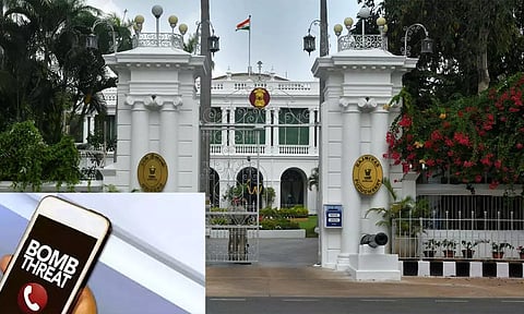 வெளிநாட்டில் இருந்து கவர்னர் மாளிகைக்கு வெடிகுண்டு மிரட்டல் விடுத்த நபர்