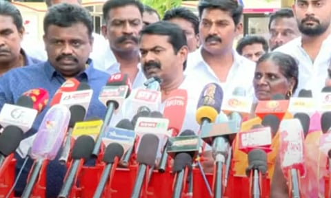 தாய் மொழி வழிபாடு என்பது இனத்தின் அடிப்படை உரிமை - சீமான்