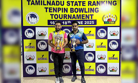 2வது தமிழ்நாடு மாநில தரவரிசை டென்பின் பவுலிங் போட்டி.. சாம்பியன் பட்டம் வென்றார் மஹிபால் சிங்