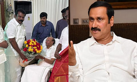 அய்யா குழந்தையாக மாறி விட்டார்... ராமதாஸ் கூறிதான் பா.ஜ.க.வுடன் கூட்டணி பேசினேன் - அன்புமணி