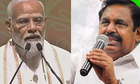 பிரதமர் மோடியுடன் எடப்பாடி பழனிசாமி சந்திப்பு