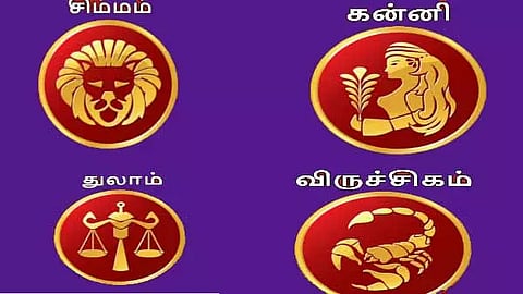 weekly rasipalan- சிம்மம், கன்னி, துலாம், விருச்சிகம் ராசிக்கான வார ராசிபலன்