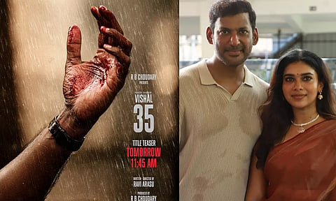 Vishal 35: டைட்டில் டீசர் அப்டேட் கொடுத்த படக்குழு!