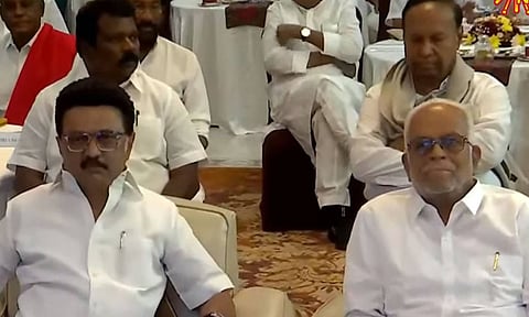 துணை ஜனாதிபதி தேர்தல்: முதலமைச்சர் மு.க.ஸ்டாலினிடம் ஆதரவு கோரினார் சுதர்சன் ரெட்டி