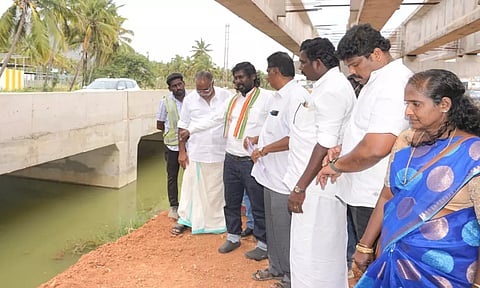 கன்னியாகுமரியில் நான்கு வழி சாலை- விஜய் வசந்த் எம்.பி ஆய்வு