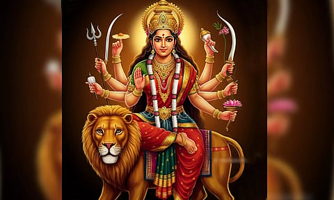 நவராத்திரியின் 3ம் நாள்..! சந்திரகாந்தா தேவிக்கு உச்சரிக்க வேண்டிய மந்திரங்கள்