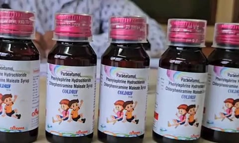 ம.பி.யில் 6 குழந்தைகள் உயிரிழப்பு: கேரளாவில் 'கோல்ட்ரிஃப்' இருமல் மருந்துக்கு தடை