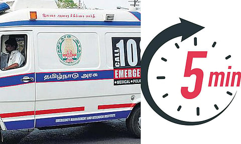 அழைத்த 5 நிமிடங்களில் 108 ஆம்புலன்ஸ் சேவை