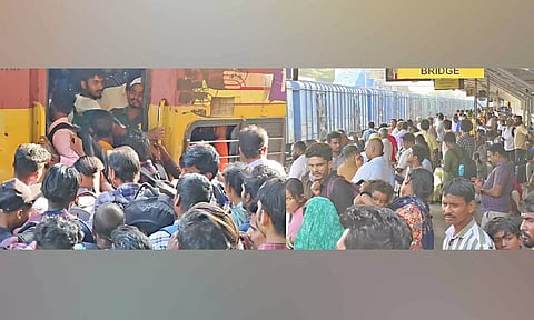 சட்டமன்ற தேர்தலில் வாக்களிக்க திருப்பூரில் இருந்து படையெடுத்து செல்லும் பீகார் தொழிலாளர்கள்