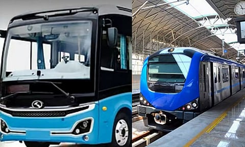 11 மெட்ரோ ரெயில் நிலையங்களில் மின்சார 'மைக்ரோ' பஸ்கள்- 5 நிமிட இடைவெளியில் இயக்கப்படும்