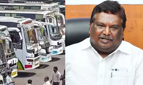சேவை ரத்து: ஆம்னி பேருந்து உரிமையாளர் சங்கத்தினருடன் அமைச்சர் சிவசங்கர் பேச்சுவார்த்தை