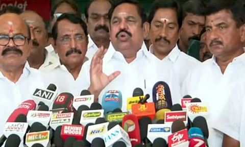 இவ்வளவு குற்றங்கள் நிகழ்ந்தும்கூட நிரந்தர டிஜிபியை நியமனம் செய்யாதது ஏன்? - எடப்பாடி பழனிசாமி