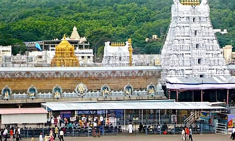 திருப்பதி கோவிலில் 24 மணி நேரம் காத்திருந்து பக்தர்கள் சாமி தரிசனம்