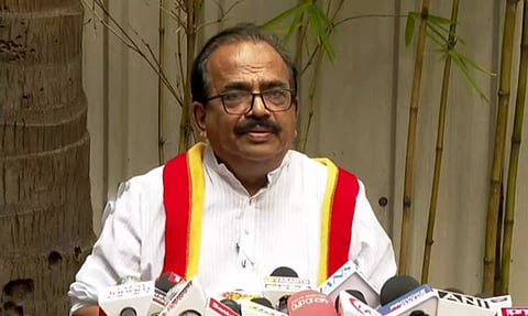 'நேரம் வரும்பொழுது பாஜகவை பார்த்துக் கொள்ளலாம் என விஜய் தெரிவித்தார்' - தவெக நிர்வாகி நாஞ்சில் சம்பத்!