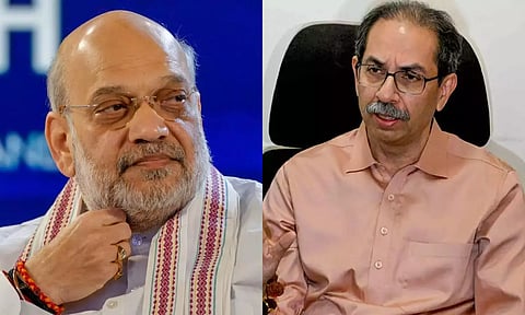 இந்துத்வா பற்றி எங்களுக்கு பாடம் எடுக்க வேண்டாம் - அமித்ஷாவுக்கு உத்தவ் தாக்கரே பதிலடி
