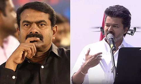 களத்தில் இல்லாதவர்... ஈரோடு கடப்பாரை பெரியார் - சீமானை மறைமுகமாக சீண்டிய விஜய்