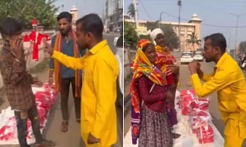 VIDEO: கிறிஸ்தவப் பொருட்களை விற்பனை செய்ய கூடாது என மிரட்டிய மதவாத கும்பல்