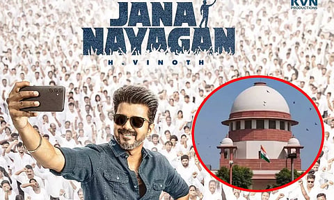 'ஜனநாயகன்' சென்சார் வழக்கு - உச்சநீதிமன்றத்தில் இன்று விசாரணை!