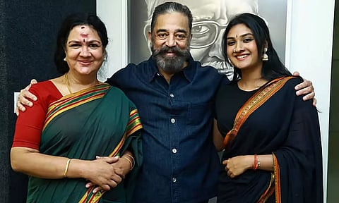 மகளுடன் கமல்ஹாசனை சந்தித்த ஊர்வசி