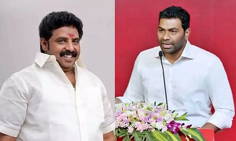 'பழனியாண்டியை எம்.எல்.ஏ. பதவியிலிருந்து தகுதிநீக்கம் செய்ய வேண்டும்' - ஆதவ் அர்ஜுனா