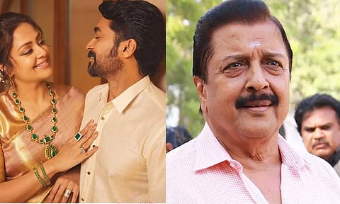 சூர்யா ஜோதிகா காதல் திருமணத்திற்கு இந்த பிரபல நடிகை தான் காரணம்! - மனம்திறந்த சிவகுமார்