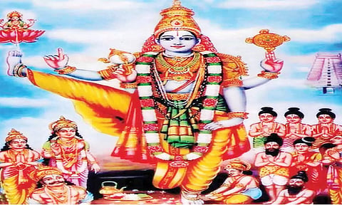 ஆழ்வார்களை சேர்த்து வைத்த உலகளந்த பெருமாள்