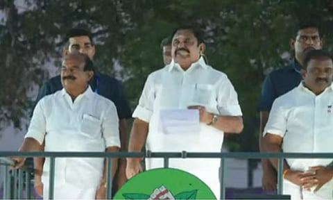 எம்.ஜி.ஆர் அழிக்க நினைத்த கட்சியில் ஓ.பன்னீர்செல்வம் அடைக்கலம் புகுந்துள்ளார்- இ.பி.எஸ்