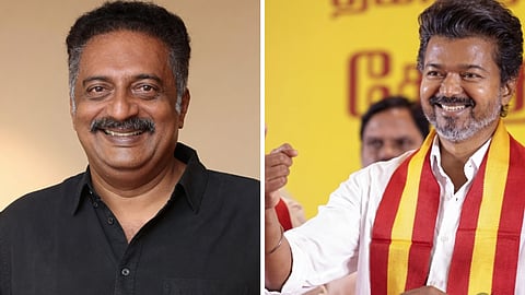 'സമൂഹം ആരാധകരാൽ കേന്ദ്രീകരിക്കപ്പെട്ടിരിക്കുന്നു'; ടിവികെയുടെ വിജയത്തിന് പിന്നാലെ പ്രകാശ് രാജിന്റെ വിമർശനം