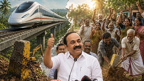 പിണറായി സര്ക്കാരിന്റെ സ്വപ്ന പദ്ധതി, പതിനായിരങ്ങളുടെ ആശങ്കയ്ക്ക് വിരാമം; കെ-റെയില് വരില്ല