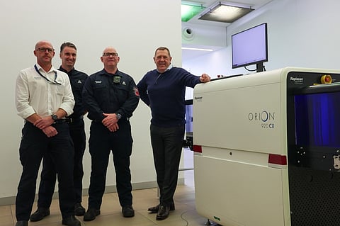 The x-ray machines a Tasmania Airports