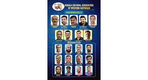 കെസിഎ പെർത്തിന് പുതിയ നേതൃത്വം