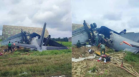 അസമില് വ്യോമസേന വിമാനം തകര്ന്നു