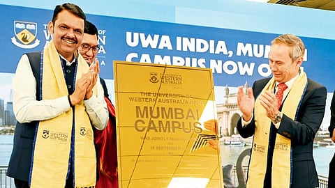 Chief Minister Devendra Fadnavis and Western Australia Premier Roger Cook