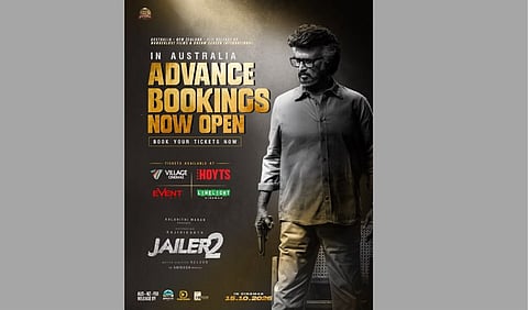 ഓസ്ട്രേലിയയിൽ ‘ജയിലർ 2’ അഡ്വാൻസ് ബുക്കിങ് ആരംഭിച്ചു