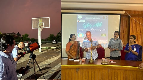 എം.എ. കോളെജിൽ വാനനിരീക്ഷണവും, ആസ്ട്രോണമി ക്ലബ് ഉദ്ഘാടനവും നടന്നു