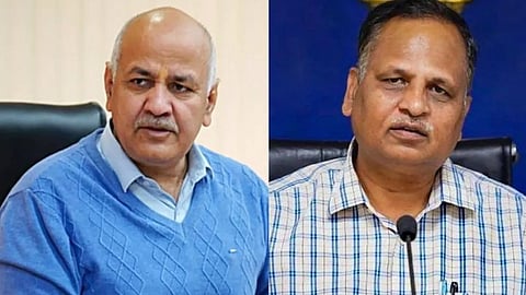 ഡൽഹി ഉപമുഖ്യമന്ത്രി മനീഷ് സിസോദിയയും മന്ത്രി സത്യേന്ദ്ര ജെയിനും രാജിവച്ചു