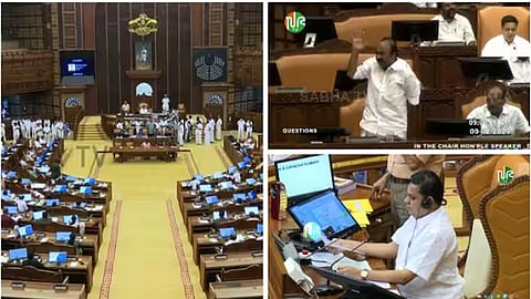 നിയമസഭയിൽ പ്രക്ഷോഭം കടുപ്പിച്ച് പ്രതിപക്ഷം; നടുത്തളത്തിൽ എംഎൽഎമാരുടെ അനിശ്ചിതകാല സത്യാഗ്രഹം