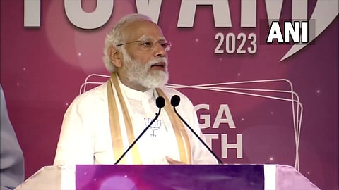 പ്രധാനമന്ത്രി യുവം വേദിയിൽ