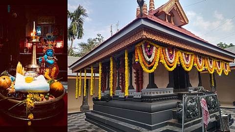 ബദ്ലാപ്പൂർ അയ്യപ്പ ക്ഷേത്രത്തിലെ വെണ്ണ കണ്ണന് ആദ്യ വിഷു കണി