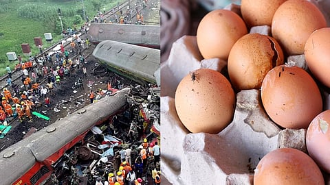 മറിഞ്ഞ ബോഗിയിൽ നിന്ന് ദുർഗന്ധം; മൃതദേഹങ്ങളല്ല, ചീമുട്ടകളാണ് കാരണമെന്ന് റെയിൽവേ