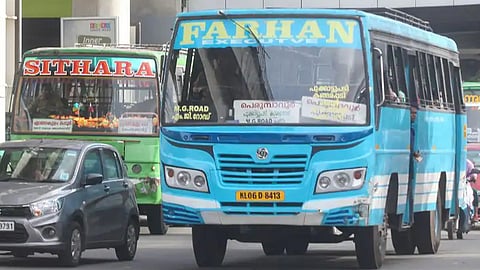 Private bus, Kerala