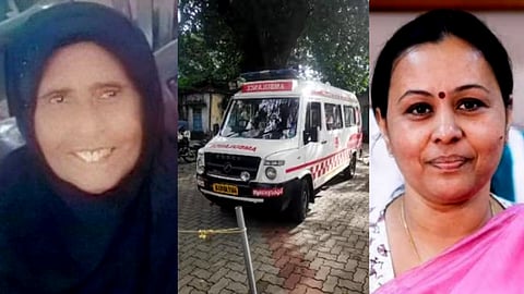 അസ്ന, ആരോപണവിധേയമായ ആംബുലൻസ്, മന്ത്രി വീണാ ജോർജ്.