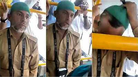 'മതം വീട്ടിൽ മതി, ഡ്യൂട്ടി സമയത്ത് ഈ തൊപ്പി പറ്റില്ല...'; യുവതി കണ്ടക്ടറോട് തർക്കിക്കുന്ന വീഡിയോ വൈറൽ