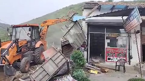 Bulldozer action in Haryana's Nuh