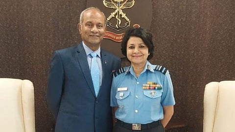 Air Marshal Rt. KP Nair, Sadhana Saxena Nair