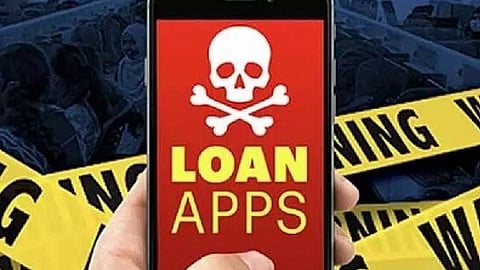 Symbolic image, loan app scam