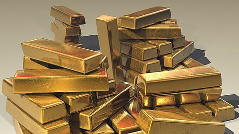 Gold bars, representative image