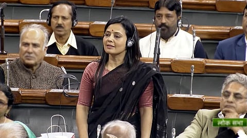 Mahua Moitra in Parliament