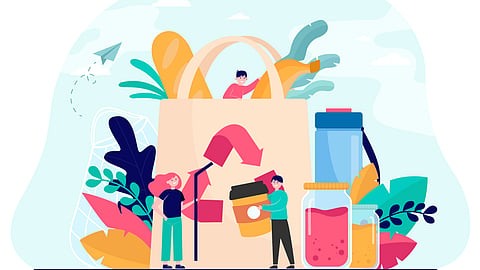 Waste, symbolic illustration